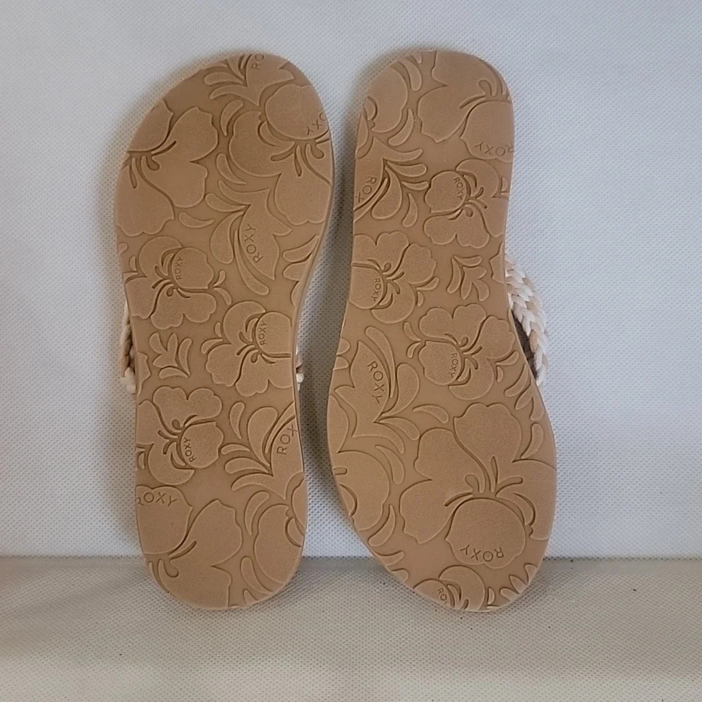 NEW - ROXY PORTO BRAIDED STRAP SANDALS (sz 8) - Picture 3 of 3